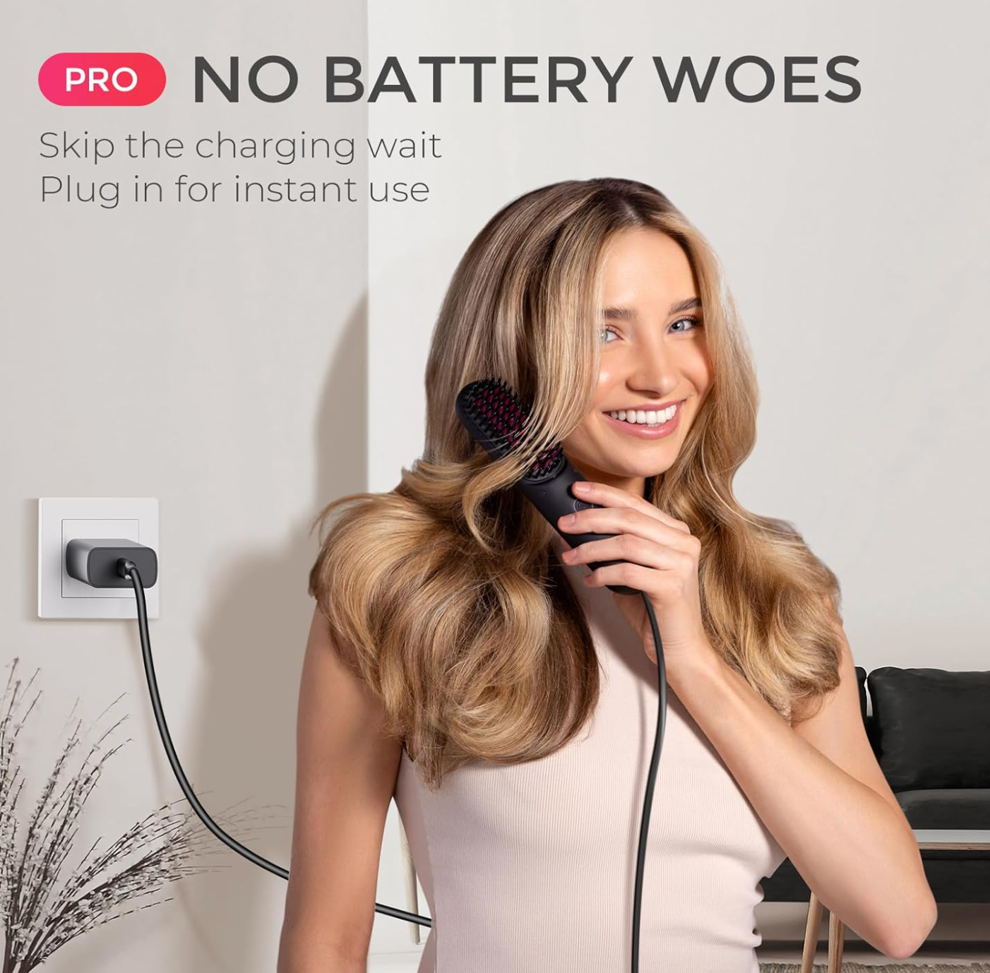 La Brosse Lissante Bellamsar™ 2en 1 - Tendance 2025